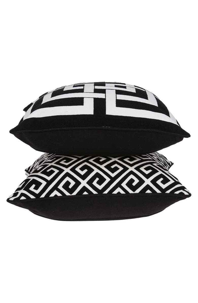 PARKLAND COLLECTION Abali Decorative Accent Pillow, Alternate, color, Black