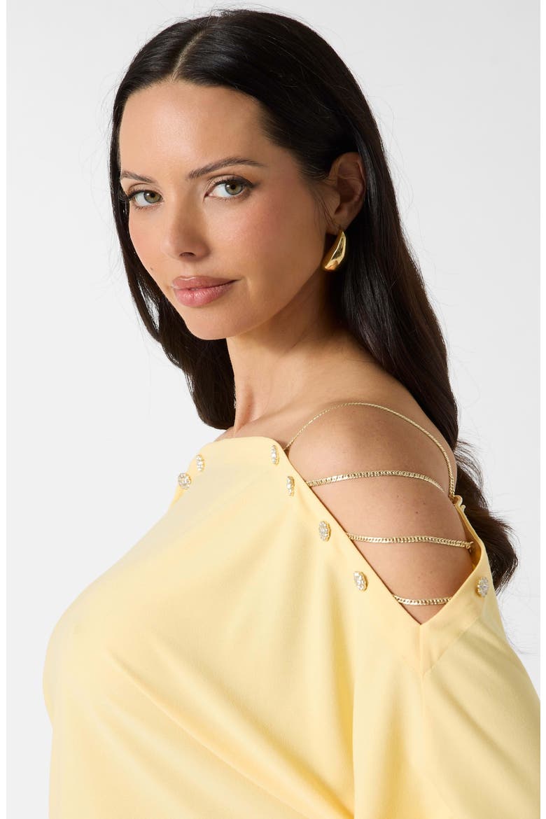 Adri Off the Shoulder Knit Top, Alternate, color, YELLOW