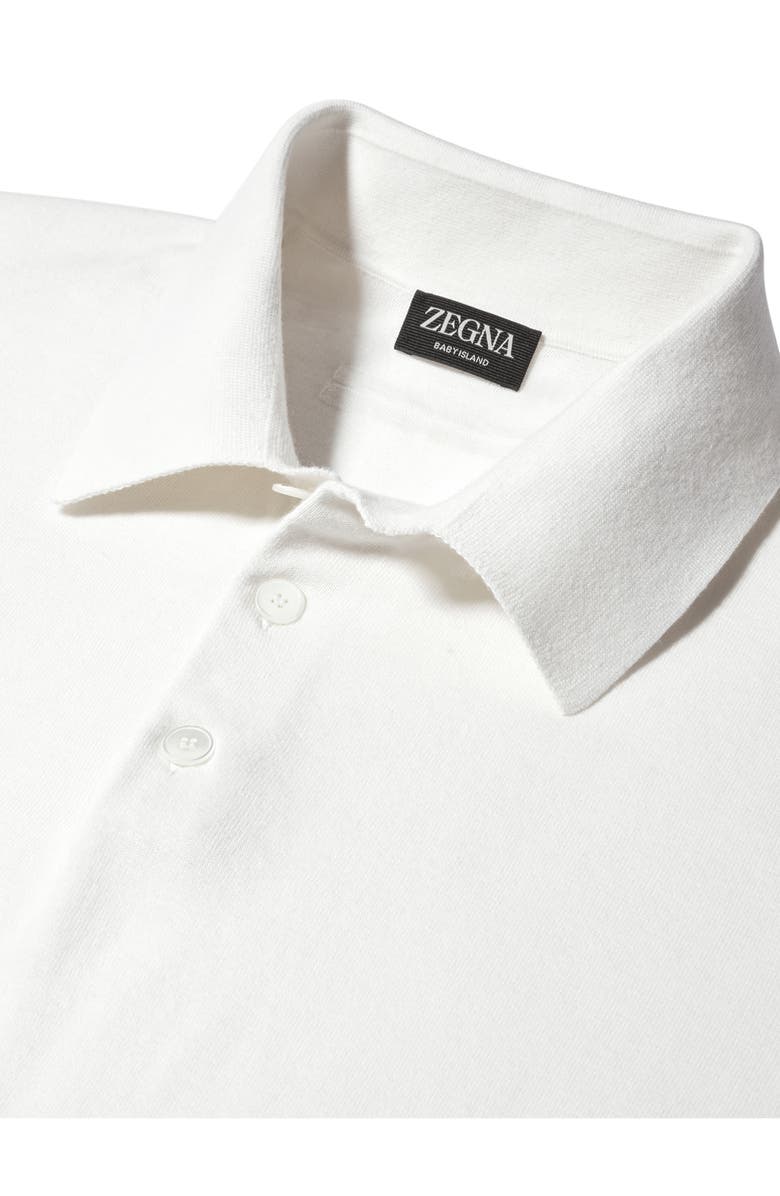 ZEGNA Baby Island Cotton & Cashmere Polo, Alternate, color, 