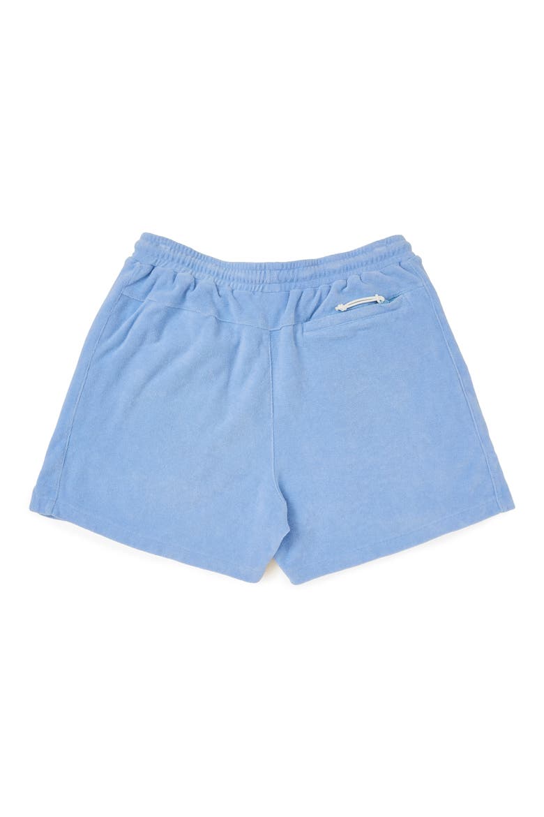 x Byrdie Terry Button-Up Shirt, Alternate, color, SKY BLUE