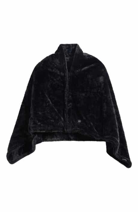 PARIS HILTON Heated Faux Fur Shawl Blanket