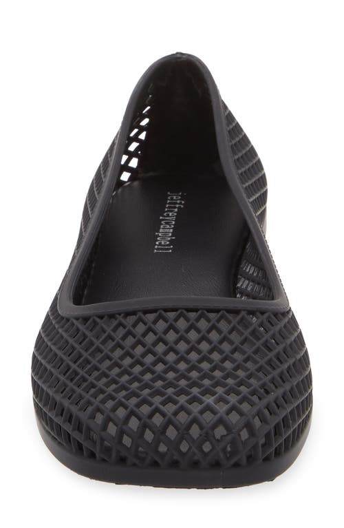 Jeffrey Campbell Day Off Flat In Black Matte
