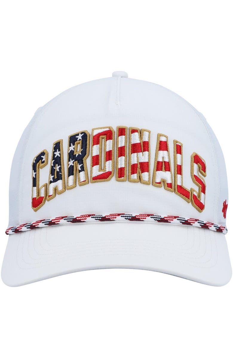 '47 Men's '47 White St. Louis Cardinals Flag Flutter Hitch Snapback Hat, Alternate, color,