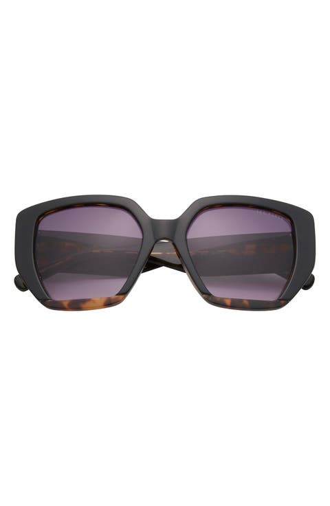 54mm Gradient Square Sunglasses
