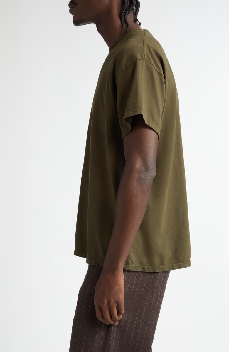 The Elder Statesman Pica Cotton & Cashmere T-Shirt, Alternate, color, 303 New Olive