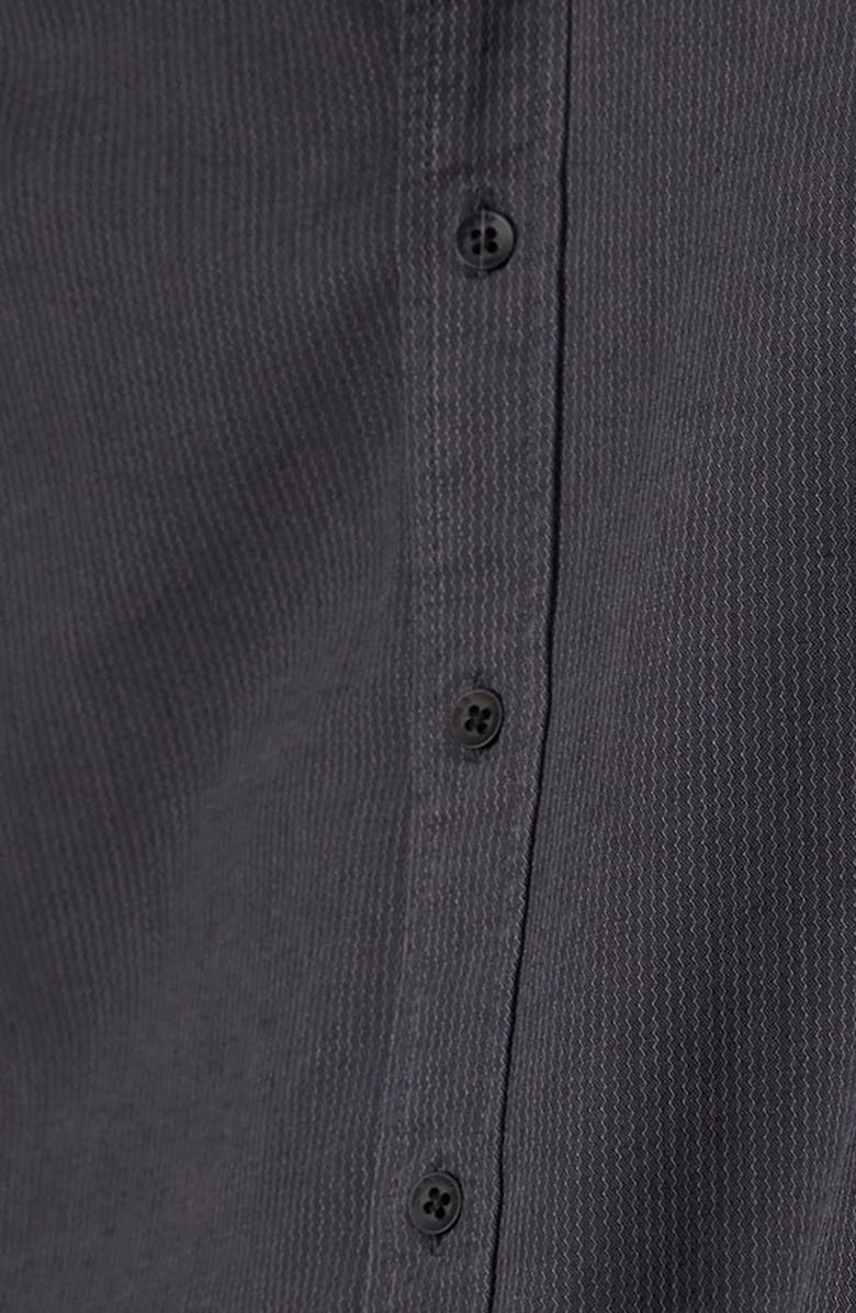 rag & bone Finch Zigaag Dobby Button-Up Shirt, Alternate, color, Black Stripe