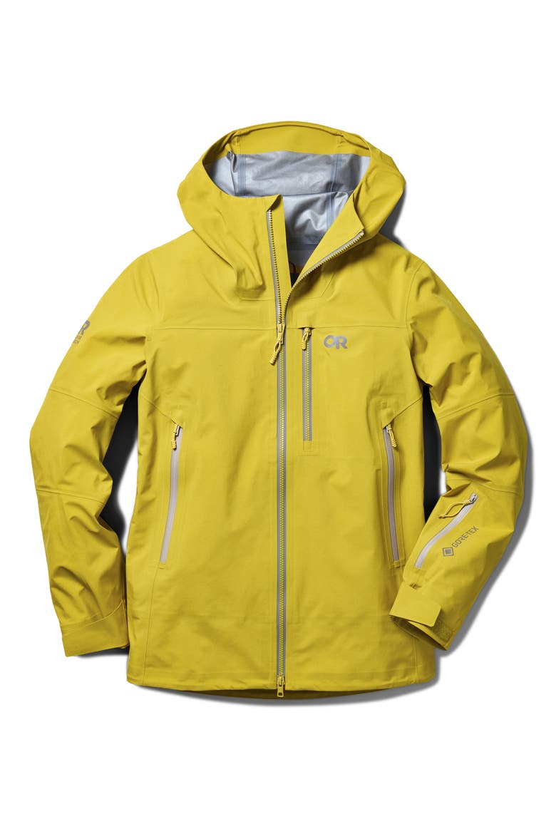 Hemispheres Team Gore-Tex® Waterproof Jacket, Main, color, AMBER