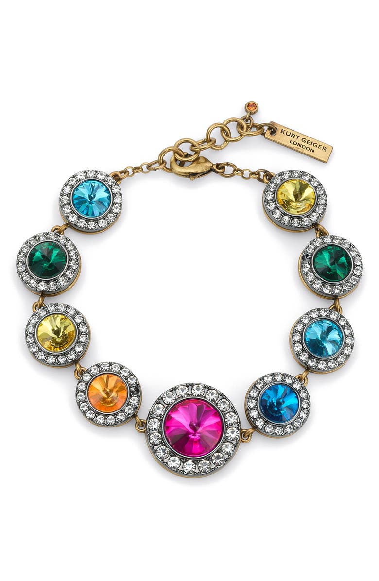 Kurt Geiger London Octavia Flex Bracelet, Main, color, Two Tone