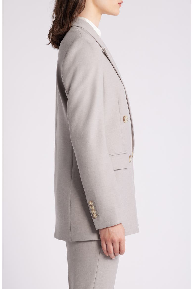 Jaleto Double Breasted Blazer, Alternate, color, WOLF GREY MELANGE
