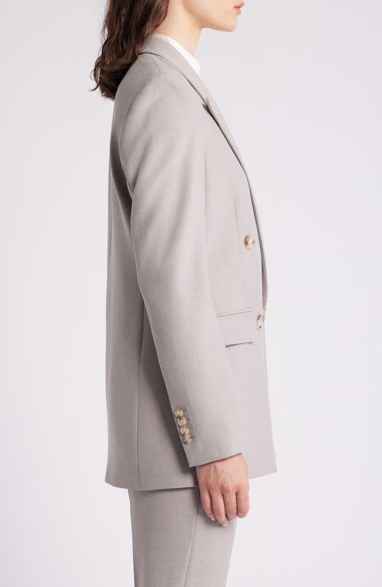 BOSS Jaleto Double Breasted Blazer, Alternate, color, Wolf Grey Melange