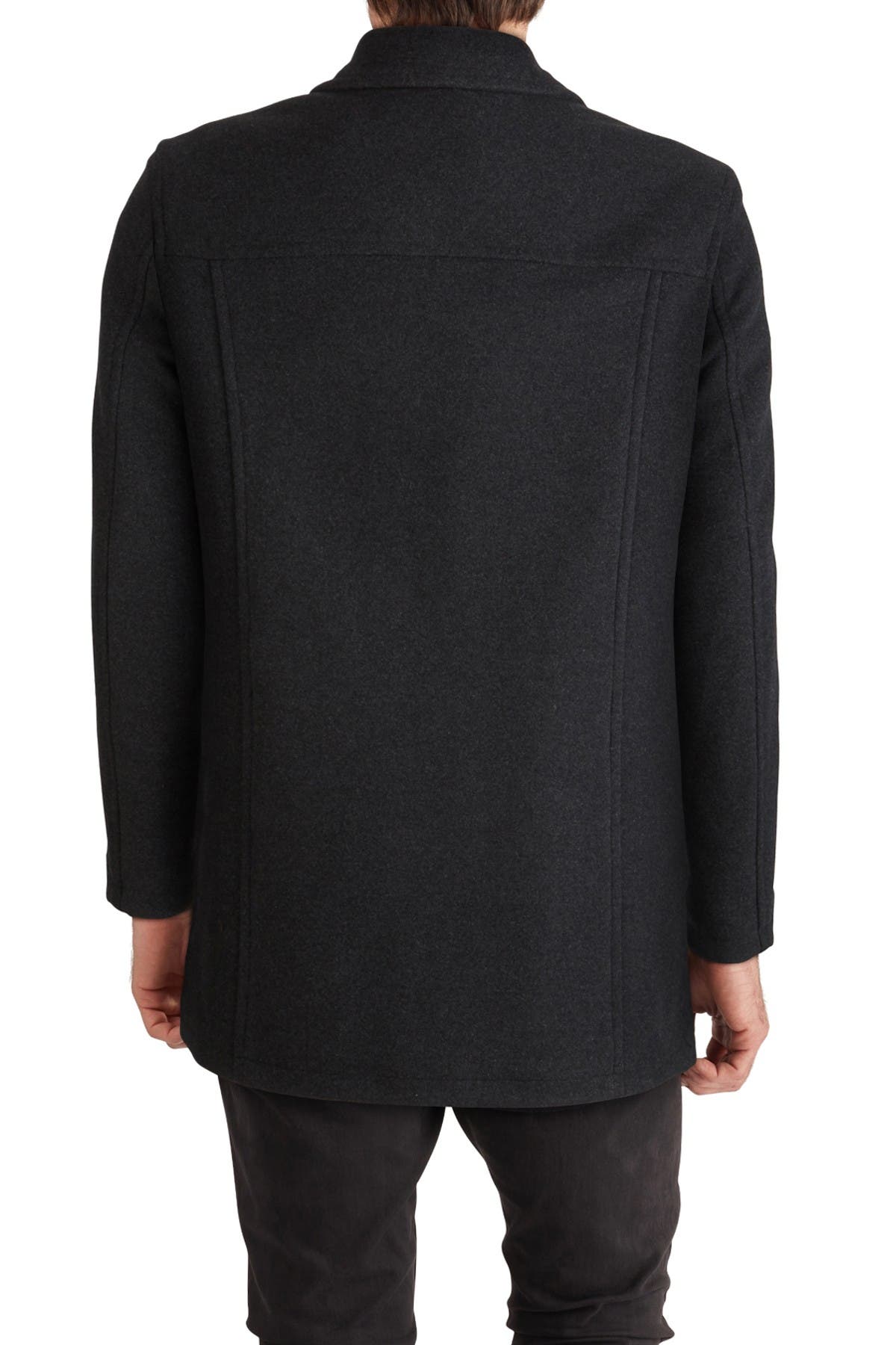 Wool Blend Plush Car Coat - image 2
