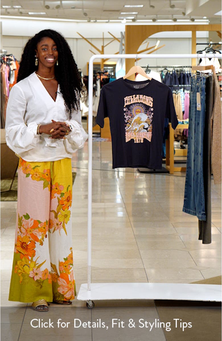 Kids' Girls Stay Cotton Graphic T-Shirt, sales video thumbnail