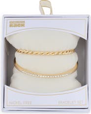 NORDSTROM RACK Set of 2 Bangle Bracelet & Cuff Set