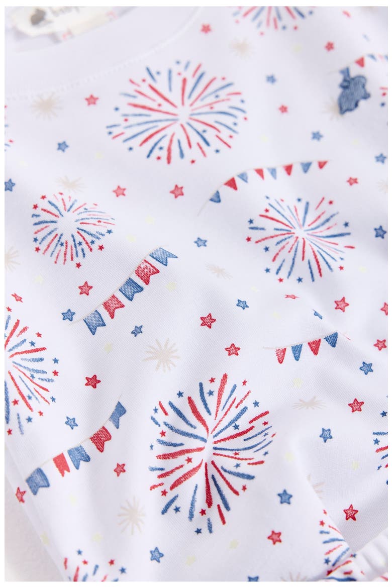 Atlanta Snug Fireworks Pajamas, Alternate, color, Printed