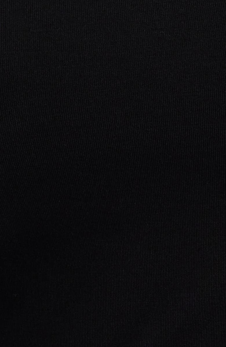 Loveappella Asymmetric Drape Top, Alternate, color, Black