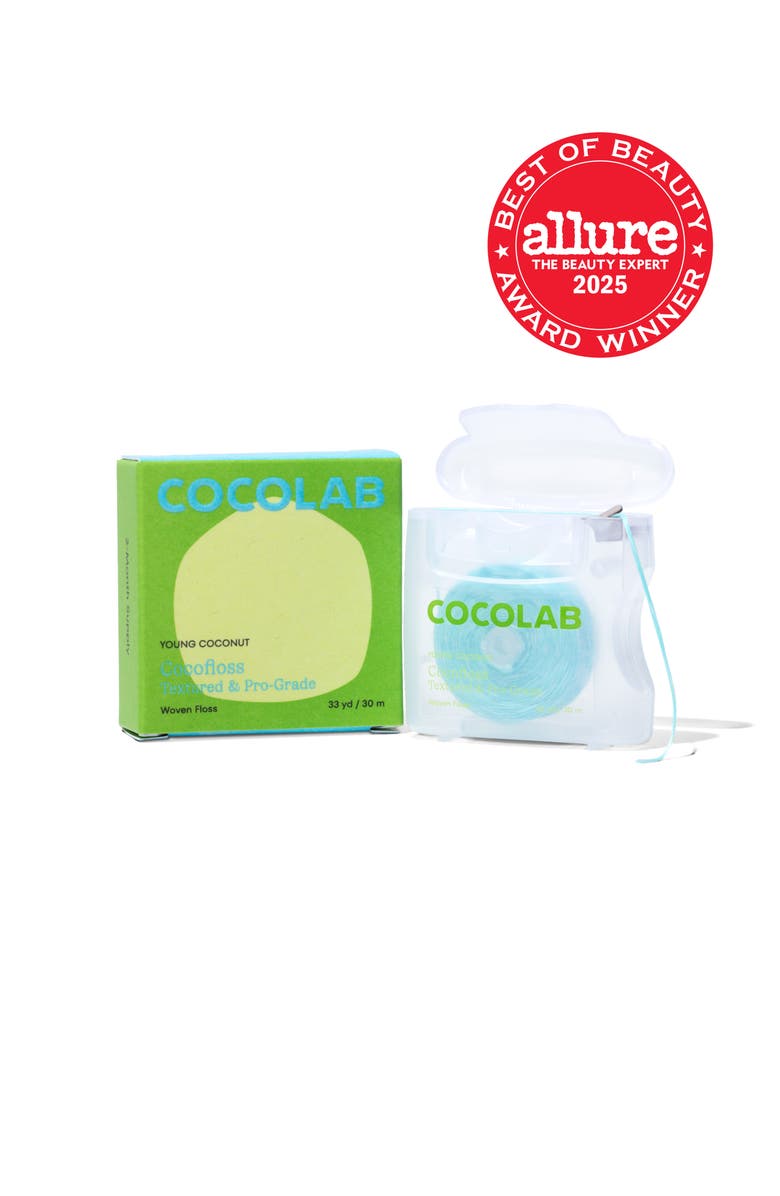 COCOLAB Cocofloss Refillable Coconut Mint Dental Floss, Alternate, color,