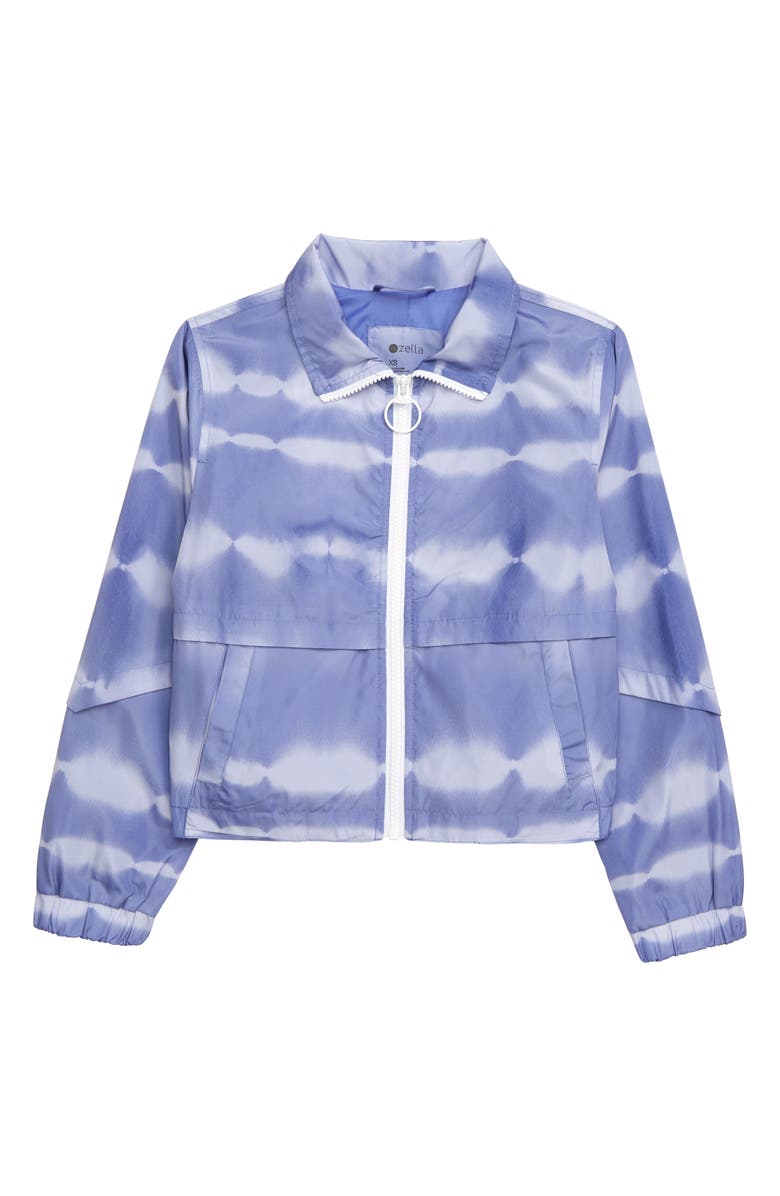 Zella Girl Print Active Zip Jacket, Main, color,