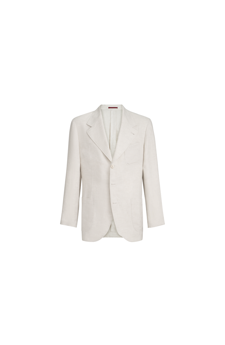 Brunello Cucinelli Chevron unlined blazer, Alternate, color, Shell