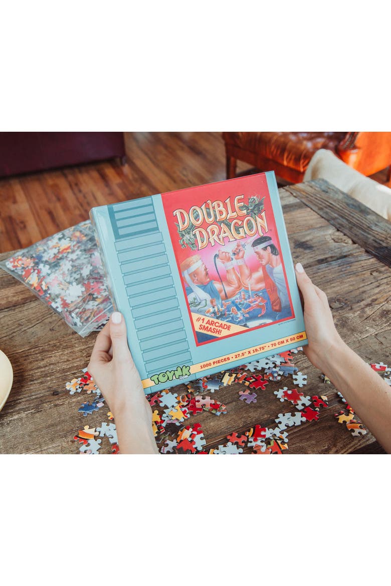 Double Dragon NES Cartridge 1000-Piece Jigsaw Puzzle | Toynk Exclusive, Alternate, color, Multi-Color