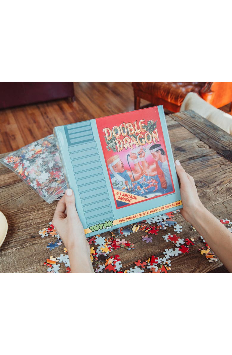Toynk Double Dragon NES Cartridge 1000-Piece Jigsaw Puzzle | Toynk Exclusive, Alternate, color, Multi-Color