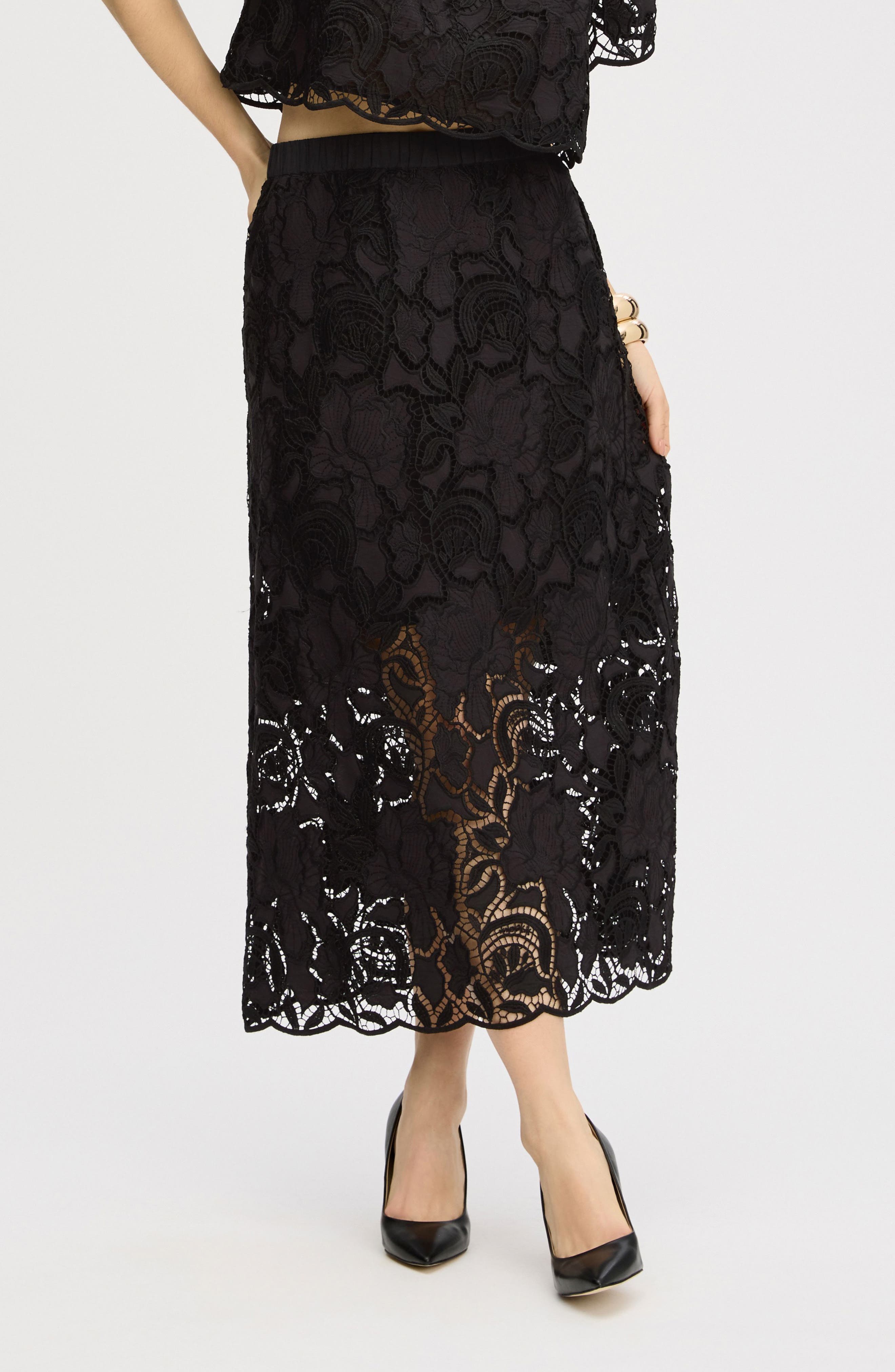 Lace Maxi Skirt