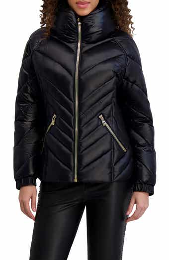 Raglan Sleeve Puffer Jacket