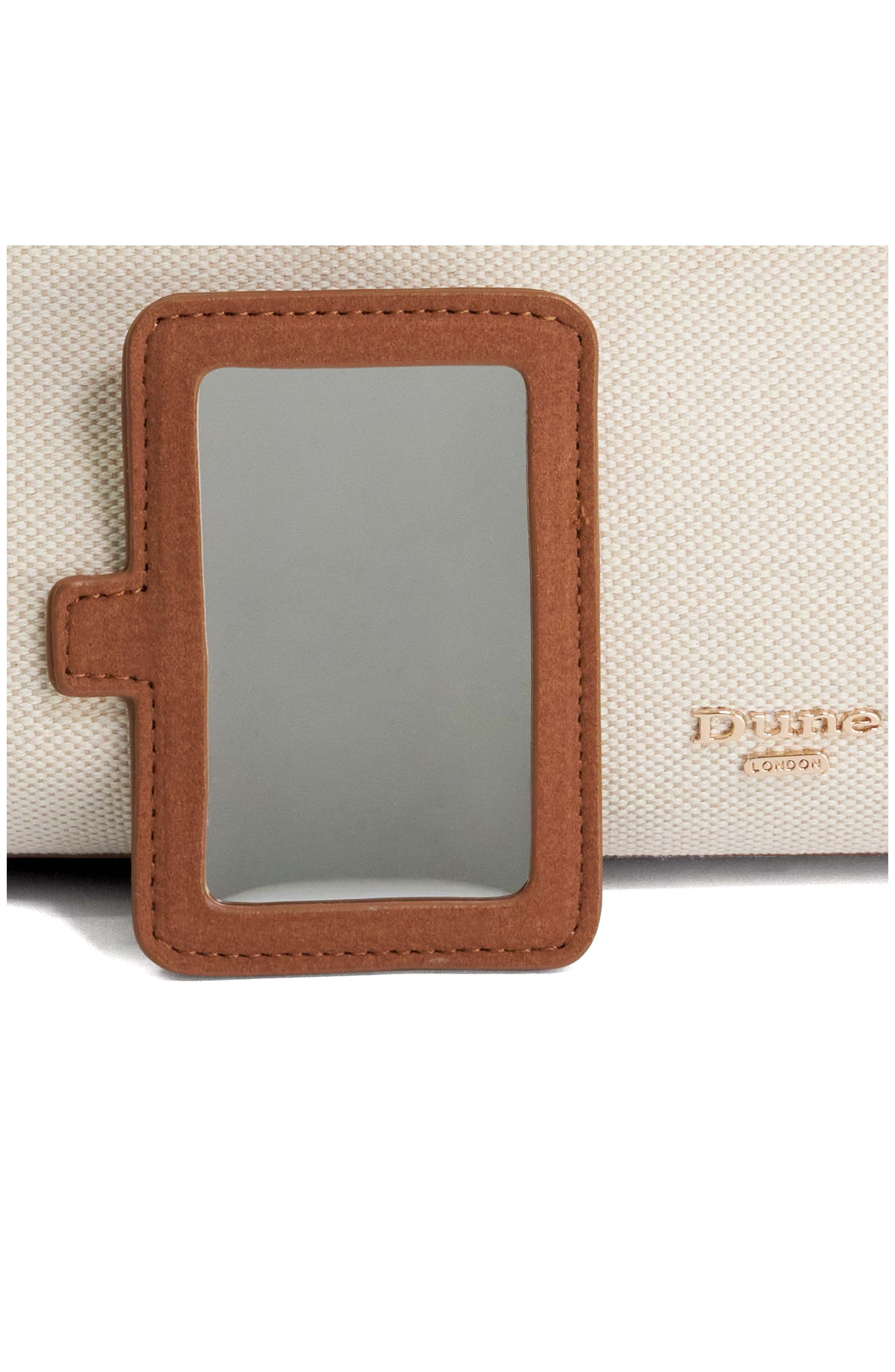 Dune London Depend Shoulder Bag, Alternate, color, Natural