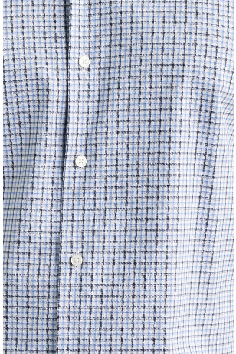 Marshall Check Performance Twill Button-Down Shirt, Alternate, color, NAVY