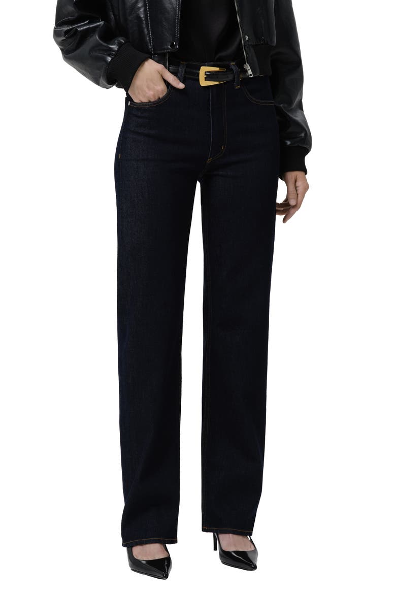 Palma Straight Leg Jeans, Main, color, INKY RINSE DK INDIGO