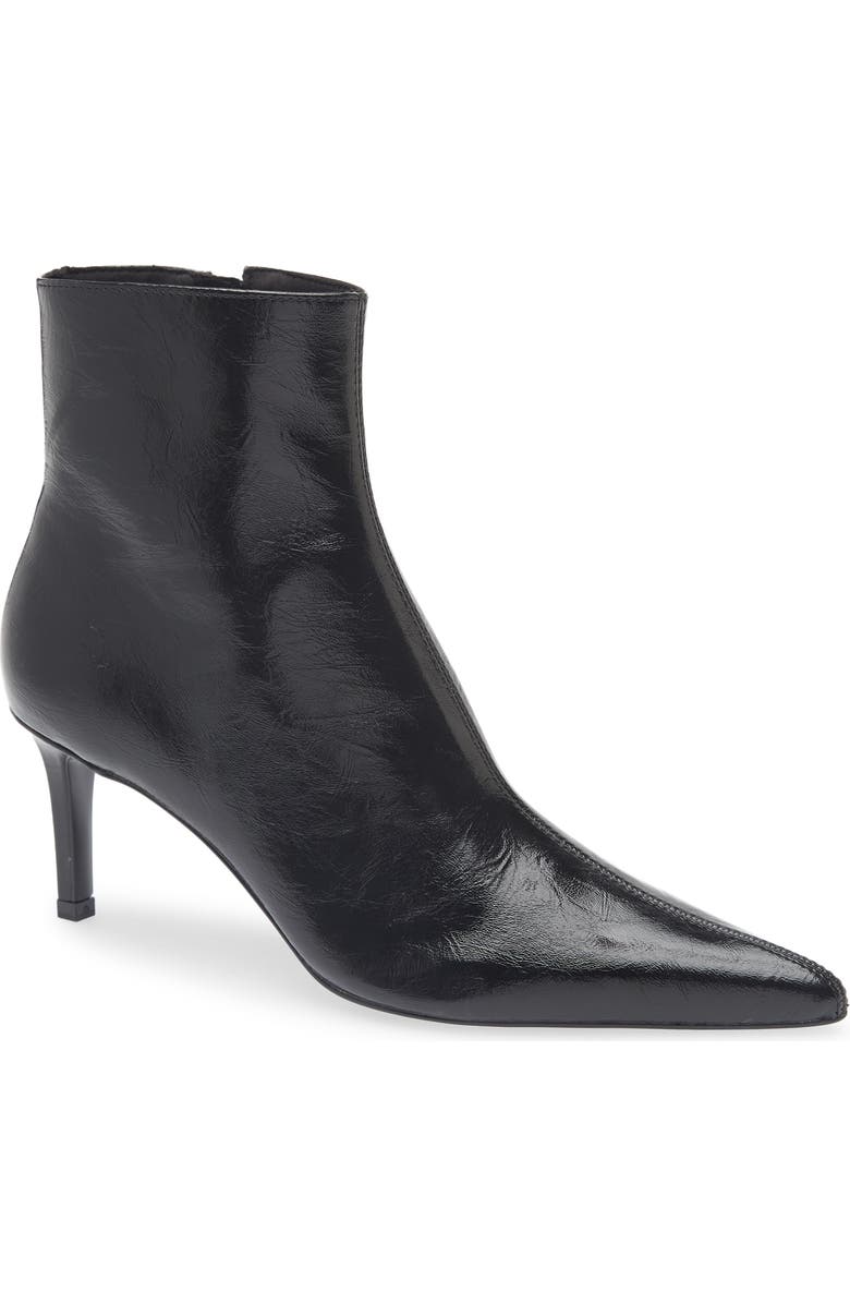 MANGO Valle Pointed Toe Bootie, Main, color, Black