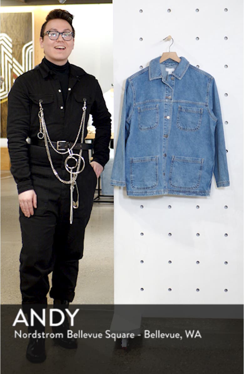 Oversize Denim Jacket, sales video thumbnail