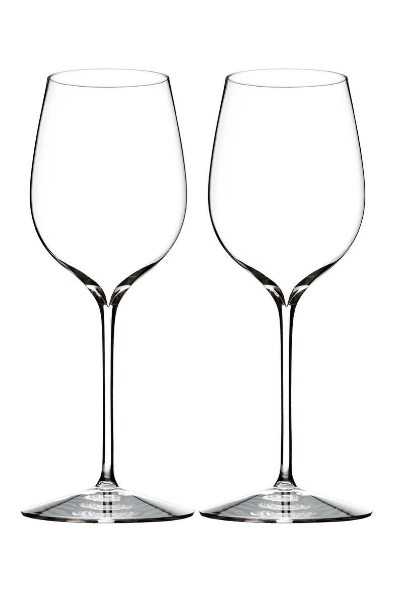 Elegance Set of 2 Fine Crystal Pinot Noir Glasses, Main, color, CLEAR