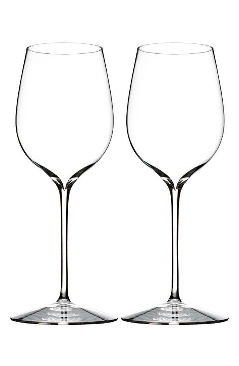Elegance Set of 2 Fine Crystal Pinot Noir Glasses