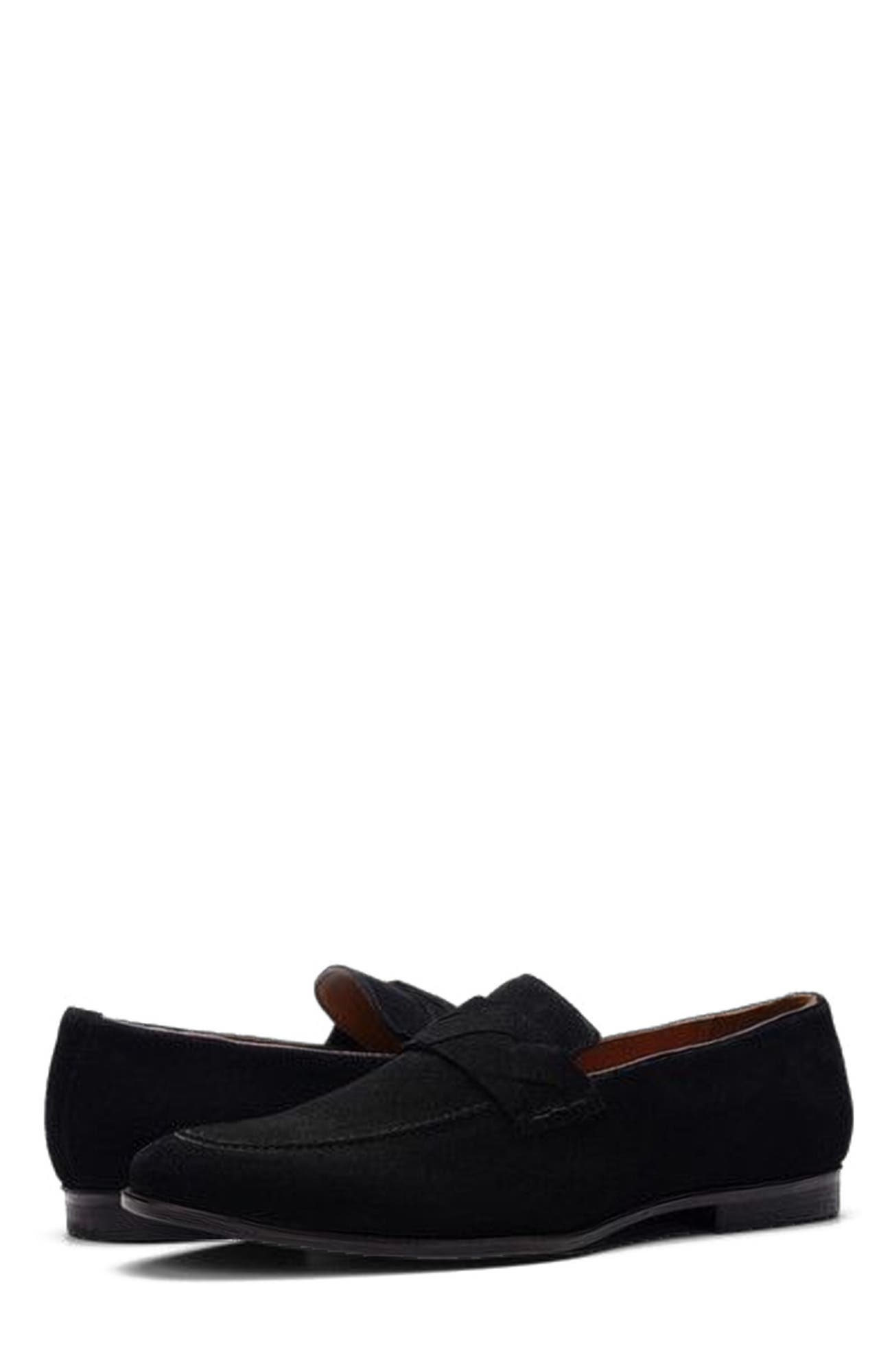CARLOS SANTANA Groove Loafer, Alternate, color, Black Suede