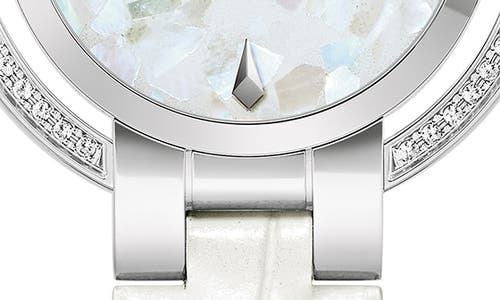 Bulova Rubaiyat Sapphire Leather Strap Watch, 30mm