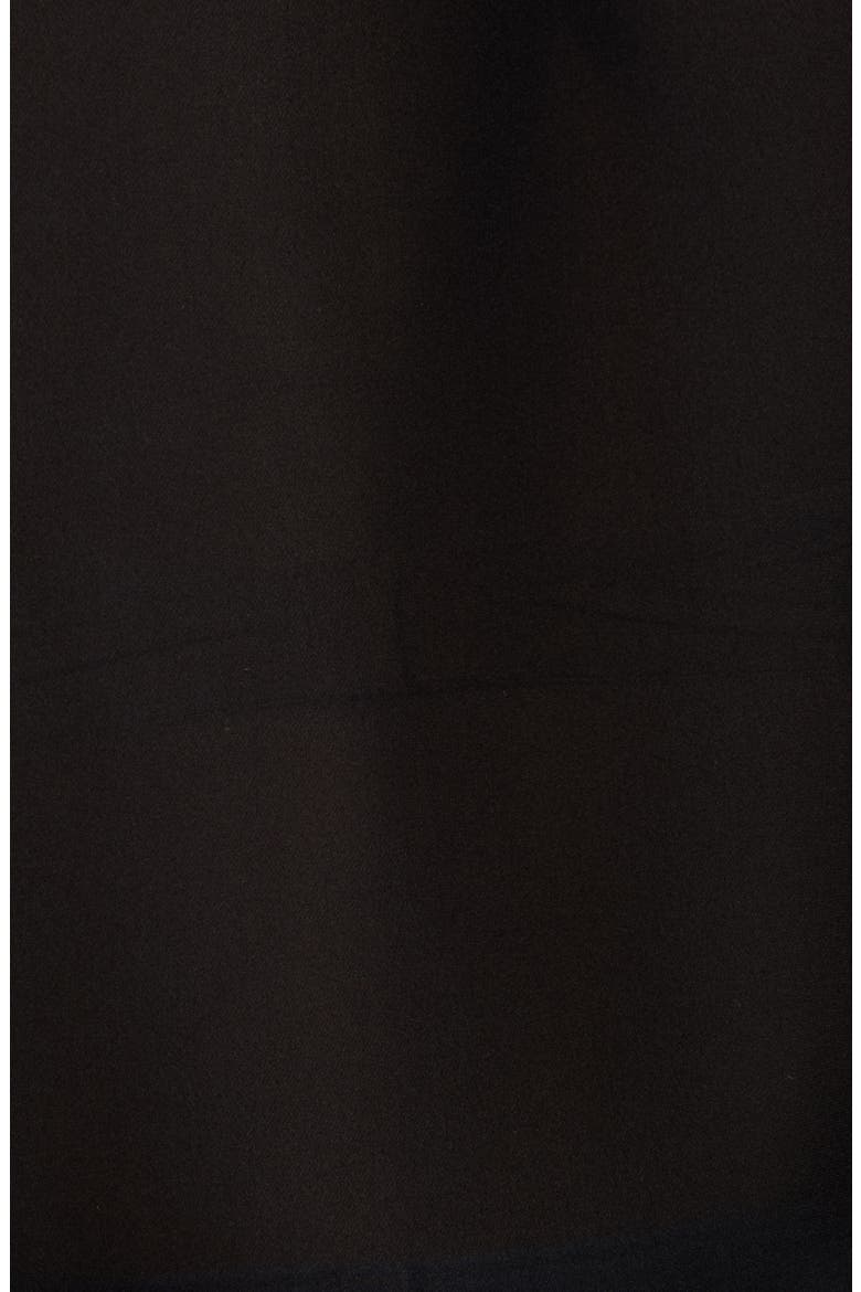 Lorienne Twist Front Silk Top, Alternate, color, BLACK