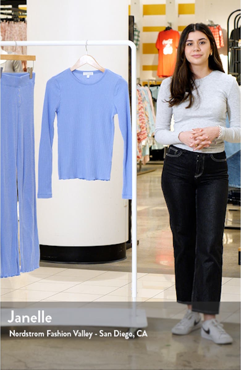 Reloved Rib Pajama Top, sales video thumbnail