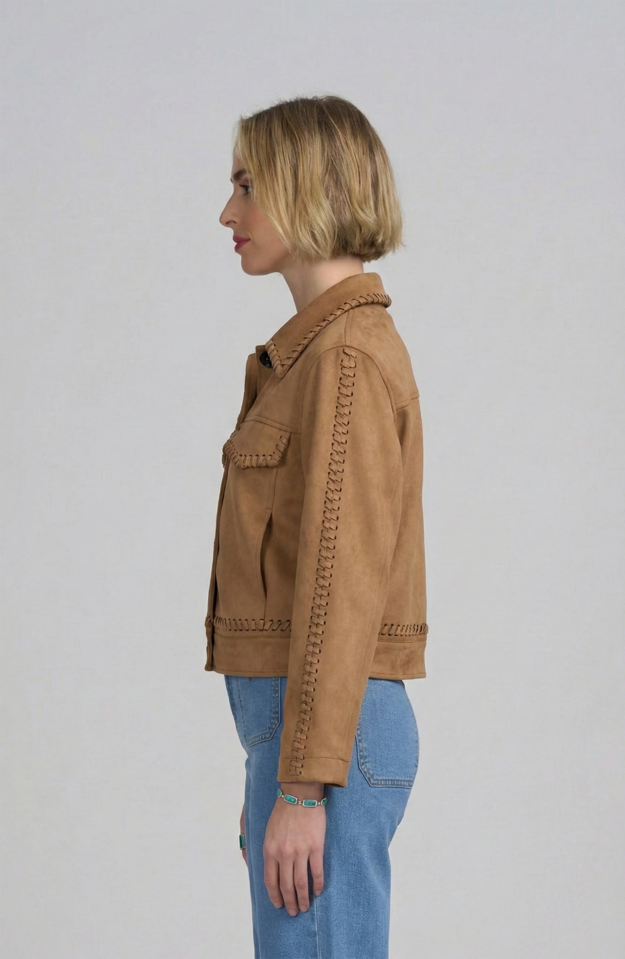 Faux Suede Jacket - image 4