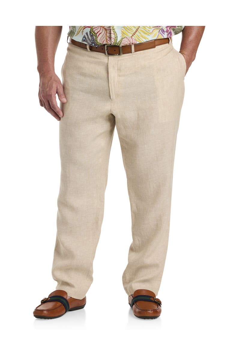 Tallia Big & Tall Linen Suit Pants, Main, color,
