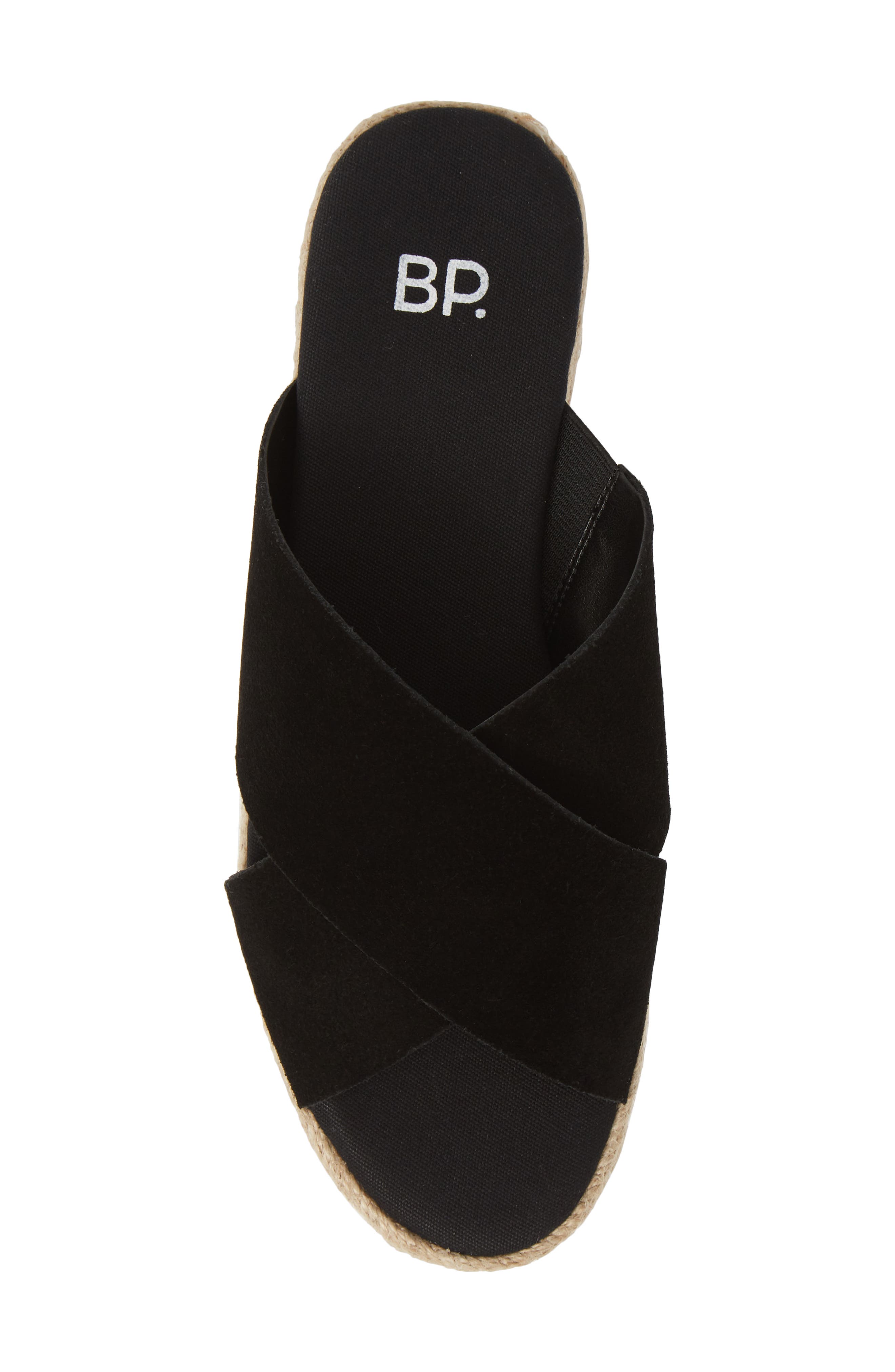 Lila Platform Espadrille Sandal, Alternate, color, BLACK SUEDE