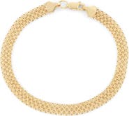 FUZION CREATIONS 14K Gold Bismark Chain Bracelet