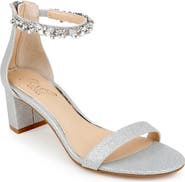 Jewel Badgley Mischka Catalina Ankle Strap Sandal