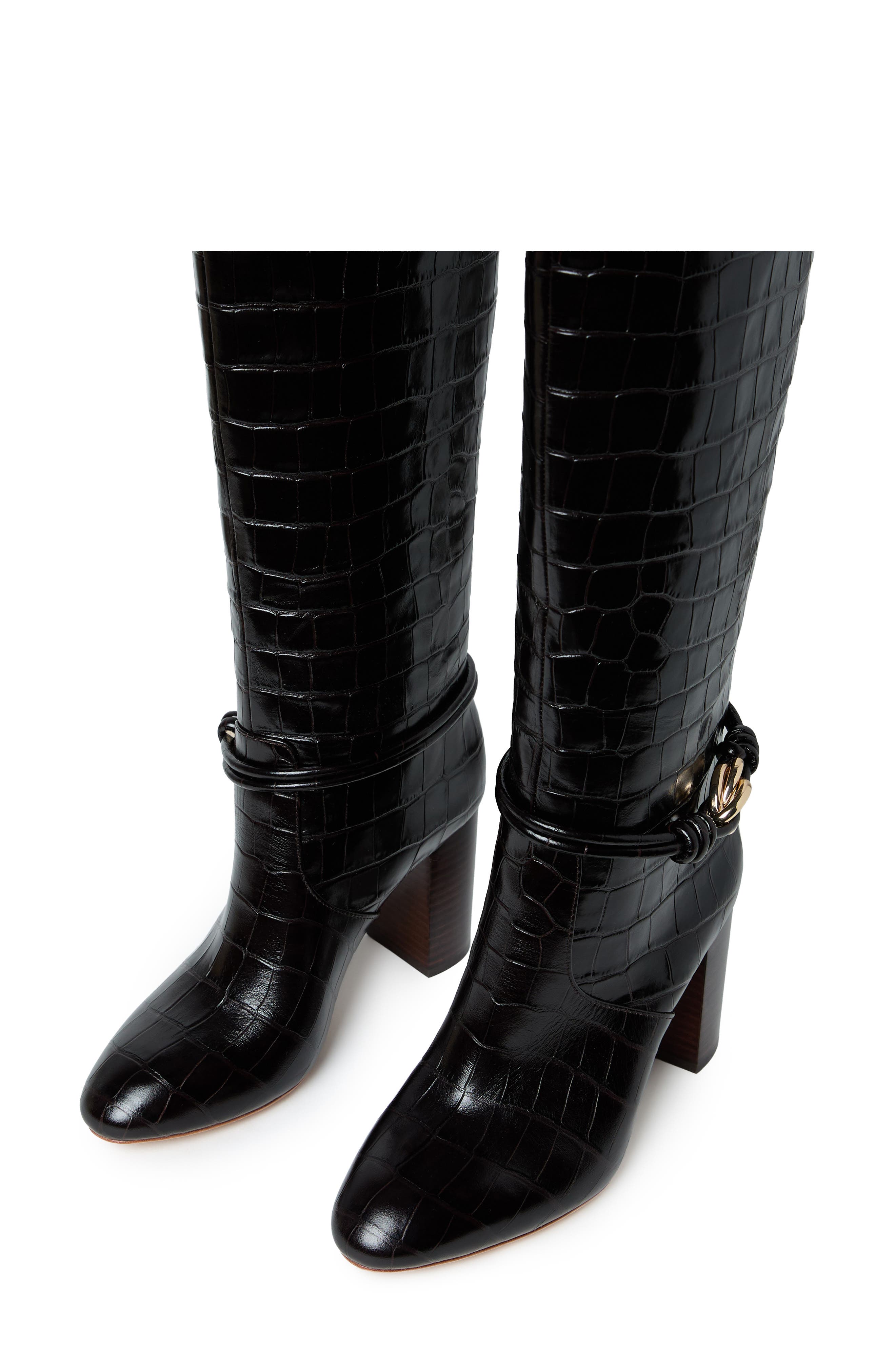 Loeffler Randall Goldy Knee High Boot, Alternate, color, Tmoro