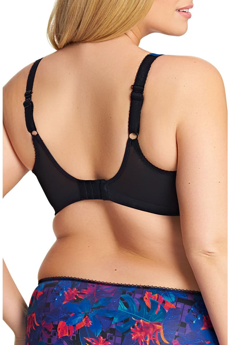 Moonlit Underwire Plunge Bra, Alternate, color, TROPICAL