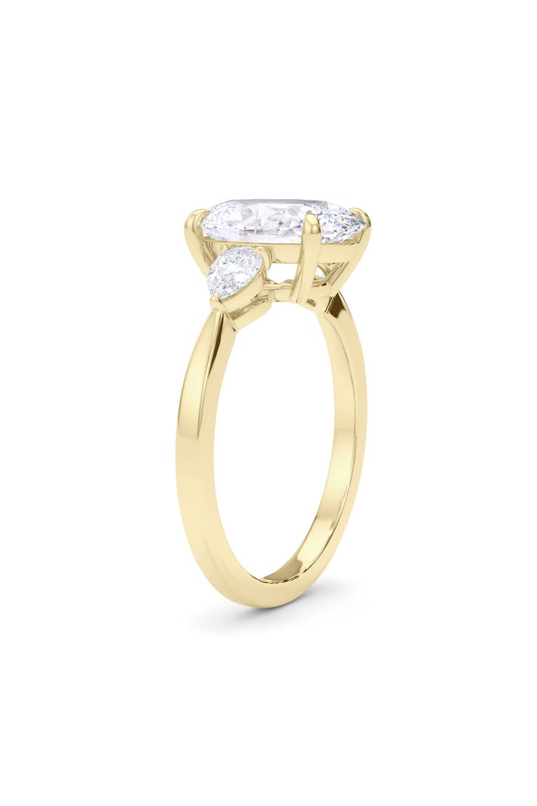 Oval & Pear Cut Lab Grown Diamond Ring, Alternate, color, 18K YELLOW GOLD