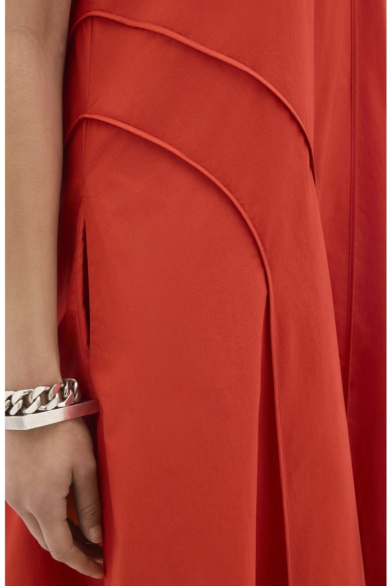 Full Skirt Dress | Midnight, Alternate, color, Vermilion
