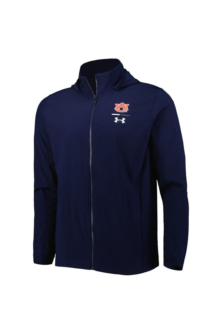 Men's Under Armour Navy Auburn Tigers Swoven Performance Full-Zip Jacket, Alternate, color, Navy