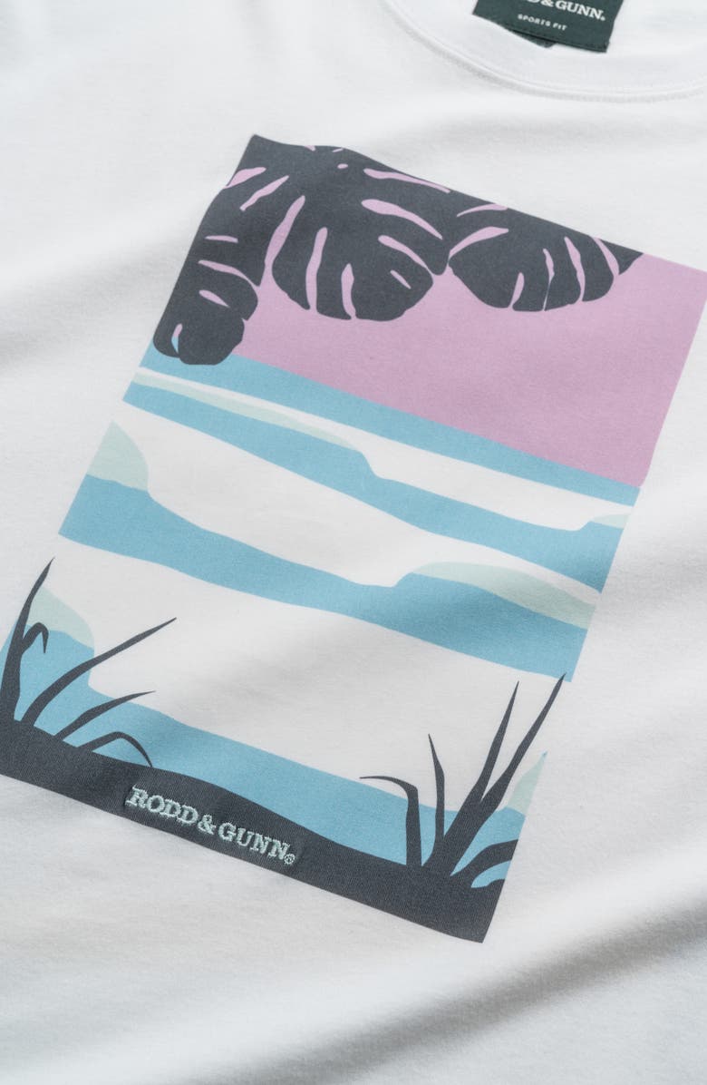 Rodd & Gunn Midday Sport Fit Cotton Graphic Tee, Alternate, color, Snow