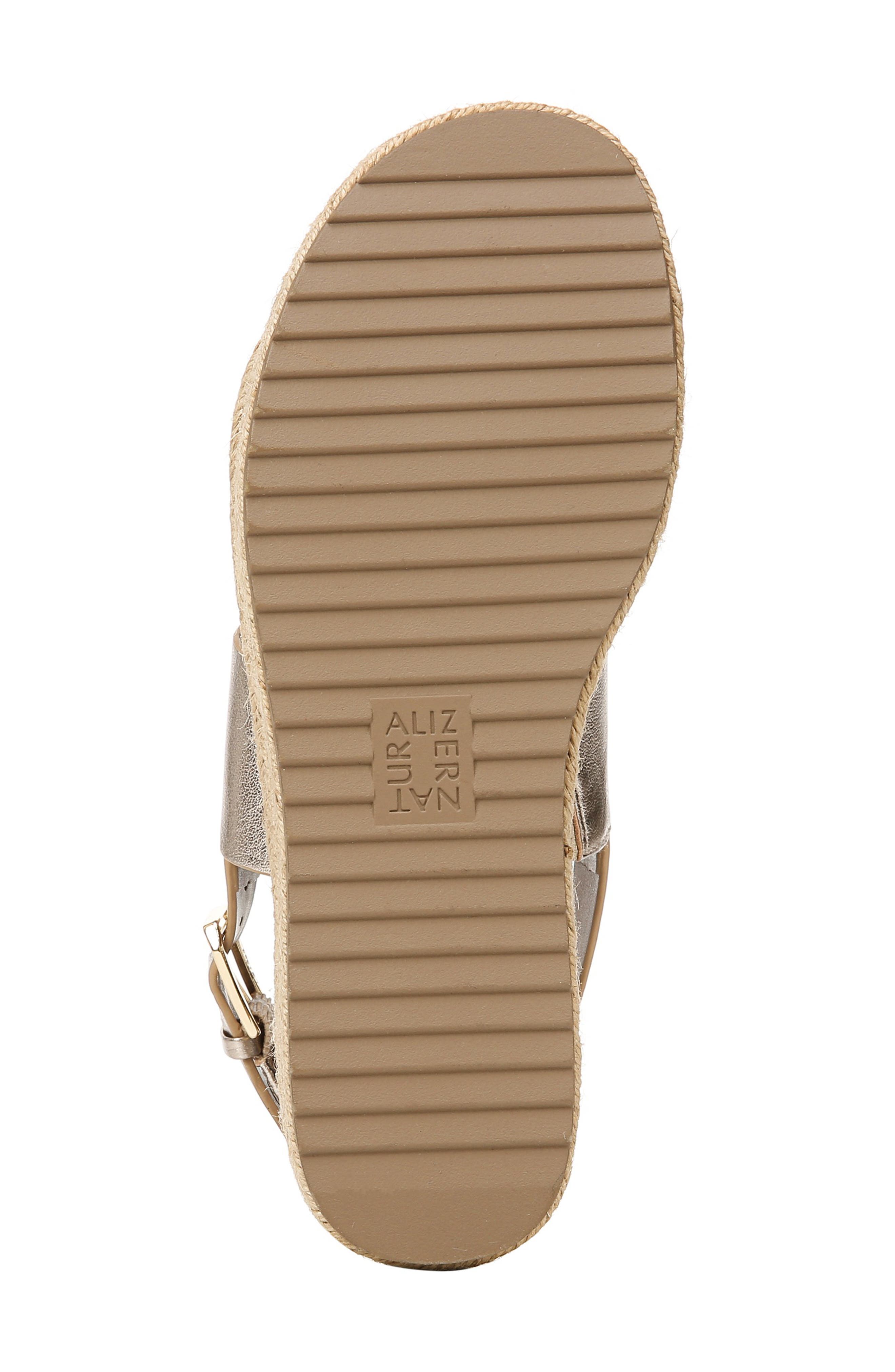 Jaycie Platform Sandal, Alternate, color, LIGHT BRONZE LEATHER