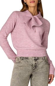 Wit & Wisdom Tie Neck Sweater
